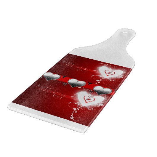 Planche À Découper Table de coupe de verre Saint-Valentin (Coin)