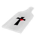 Planche À Découper Table de coupe de verre Saint-Valentin (Coin)