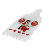 Planche À Découper Table de coupe de verre Saint-Valentin (Coin)