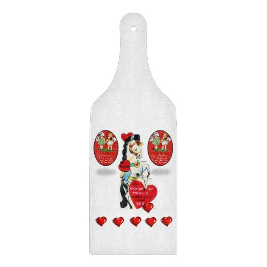 Planche À Découper Table de coupe de verre Saint-Valentin (Devant)