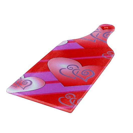 Planche À Découper Table de coupe de verre Saint-Valentin (Coin)