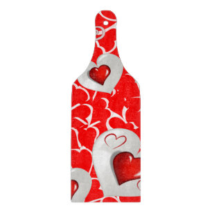 Planche À Découper Table de coupe de verre Saint-Valentin
