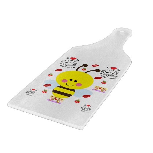 Planche À Découper Table de coupe de verre Saint-Valentin (Coin)