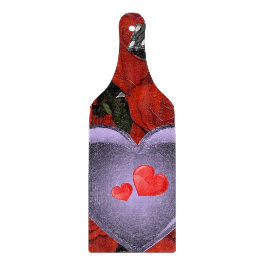 Planche À Découper Table de coupe de verre Saint-Valentin (Devant)
