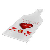Planche À Découper Table de coupe de verre Saint-Valentin (Coin)