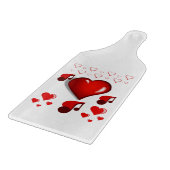 Planche À Découper Table de coupe de verre Saint-Valentin (Coin)