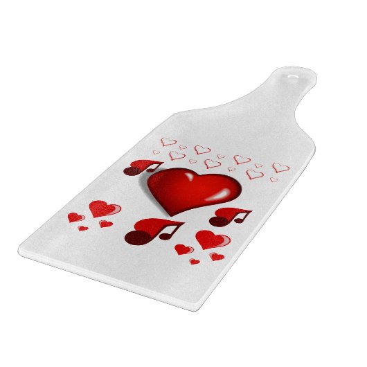 Planche À Découper Table de coupe de verre Saint-Valentin (Coin)