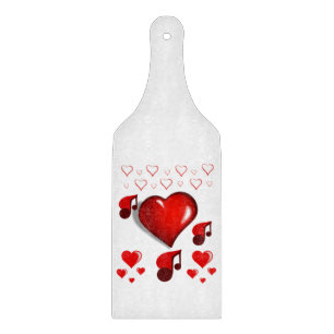 Planche À Découper Table de coupe de verre Saint-Valentin