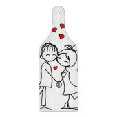 Planche À Découper Table de coupe de verre Saint-Valentin (Devant)