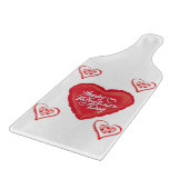 Planche À Découper Table de coupe de verre Saint-Valentin (Coin)