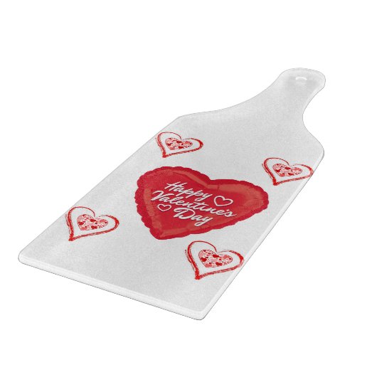 Planche À Découper Table de coupe de verre Saint-Valentin (Coin)