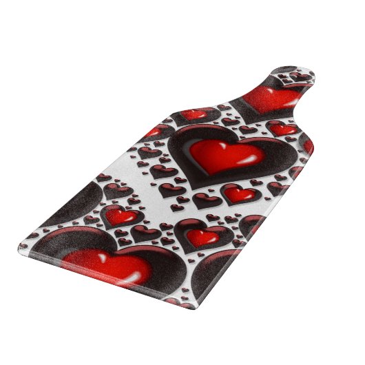 Planche À Découper Table de coupe de verre Saint-Valentin (Coin)