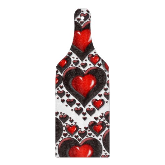 Planche À Découper Table de coupe de verre Saint-Valentin (Devant)