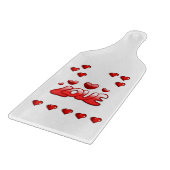 Planche À Découper Table de coupe de verre Saint-Valentin (Coin)