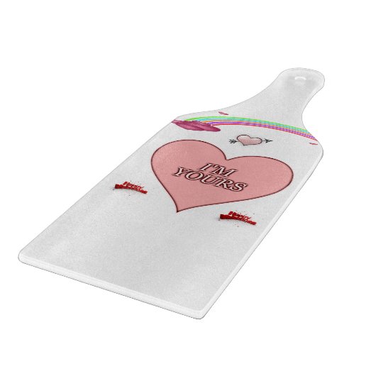 Planche À Découper Table de coupe de verre Saint-Valentin (Coin)