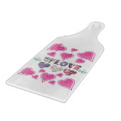 Planche À Découper Table de coupe de verre Saint-Valentin (Coin)