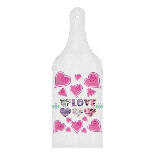 Planche À Découper Table de coupe de verre Saint-Valentin (Devant)