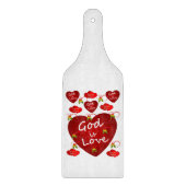 Planche À Découper Table de coupe de verre Saint-Valentin (Devant)