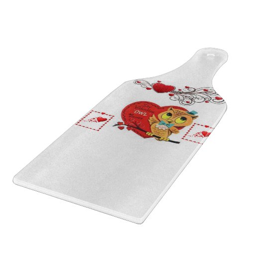 Planche À Découper Table de coupe de verre Saint-Valentin (Coin)