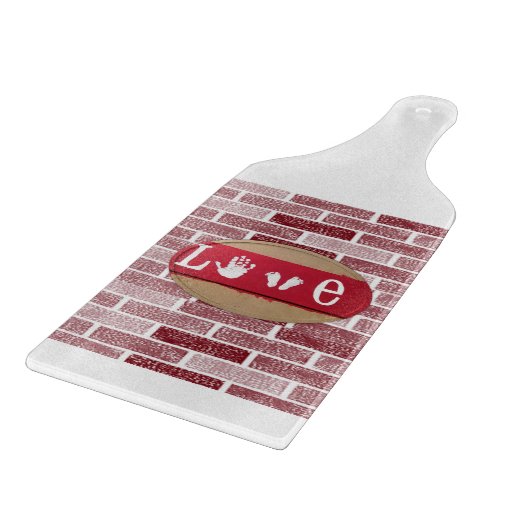 Planche À Découper Table de coupe de verre Saint-Valentin (Coin)