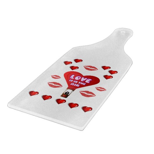 Planche À Découper Table de coupe de verre Saint-Valentin (Coin)