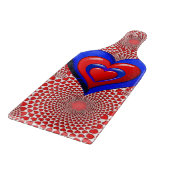 Planche À Découper Table de coupe de verre Saint-Valentin (Coin)