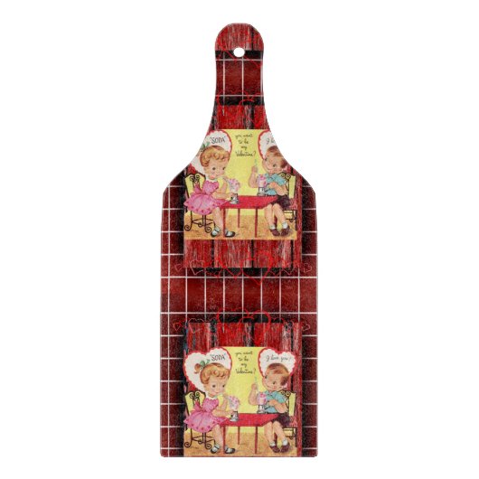 Planche À Découper Table de coupe de verre Saint-Valentin (Devant)
