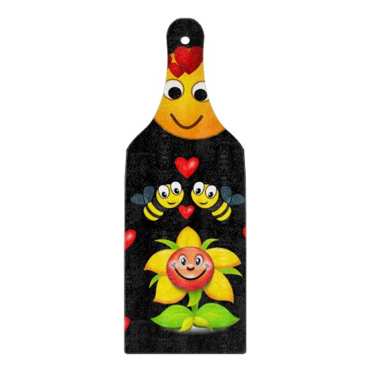 Planche À Découper Table de coupe de verre Saint-Valentin (Devant)