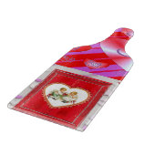 Planche À Découper Table de coupe de verre Saint-Valentin (Coin)