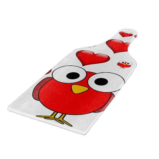 Planche À Découper Table de coupe de verre Saint-Valentin (Coin)