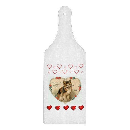 Planche À Découper Table de coupe de verre Saint-Valentin (Devant)