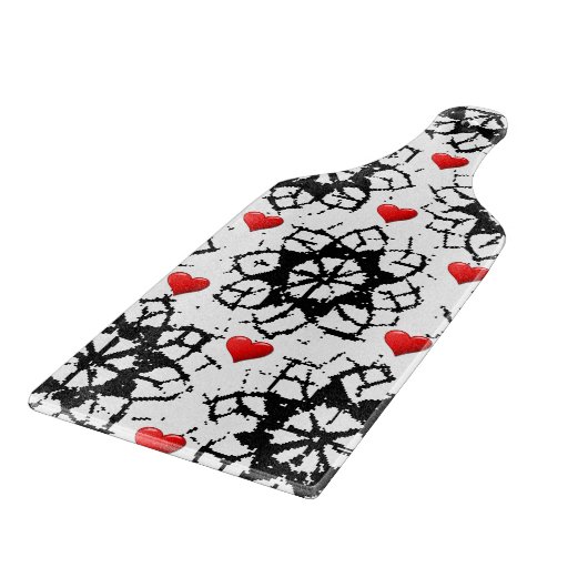 Planche À Découper Table de coupe de verre Saint-Valentin (Coin)