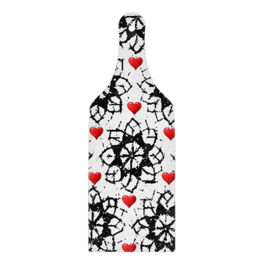 Planche À Découper Table de coupe de verre Saint-Valentin (Devant)