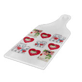 Planche À Découper Table de coupe de verre Saint-Valentin (Coin)