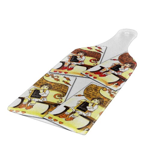 Planche À Découper Table de coupe de verre Saint-Valentin (Coin)