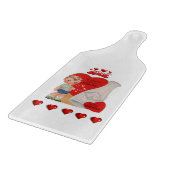 Planche À Découper Table de coupe de verre Saint-Valentin (Coin)