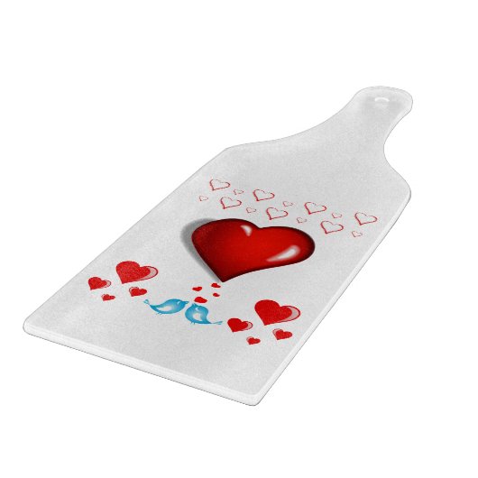 Planche À Découper Table de coupe de verre Saint-Valentin (Coin)
