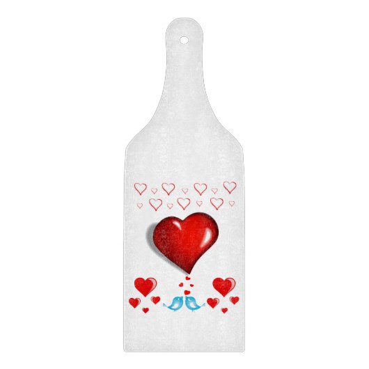 Planche À Découper Table de coupe de verre Saint-Valentin (Devant)