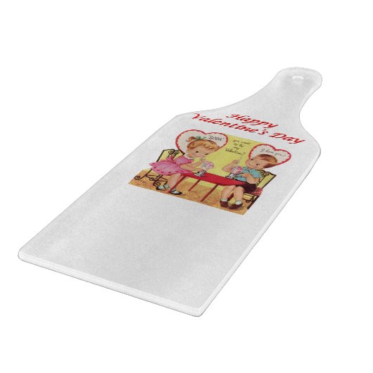 Planche À Découper Table de coupe de verre Saint-Valentin (Coin)