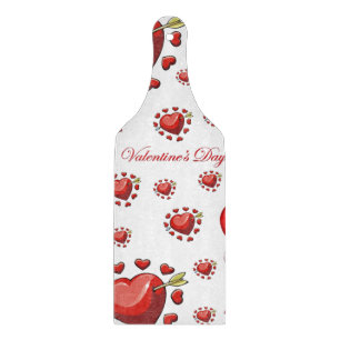 Planche À Découper Table de coupe de verre Saint-Valentin