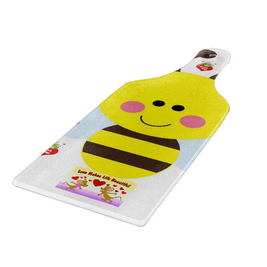 Planche À Découper Table de coupe de verre Saint-Valentin (Coin)