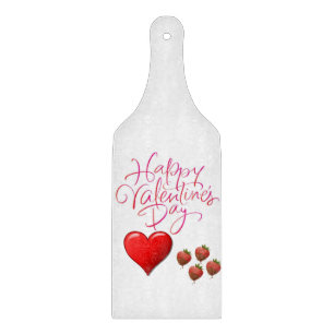 Planche À Découper Table de coupe de verre Saint-Valentin