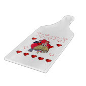 Planche À Découper Table de coupe de verre Saint-Valentin (Coin)