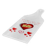 Planche À Découper Table de coupe de verre Saint-Valentin (Coin)