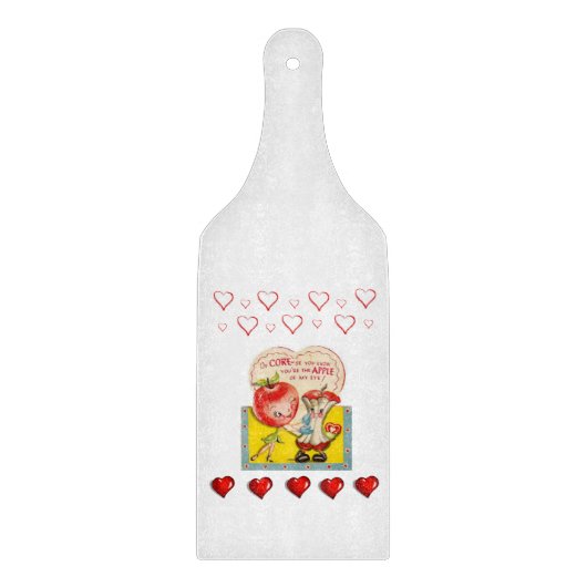 Planche À Découper Table de coupe de verre Saint-Valentin (Devant)