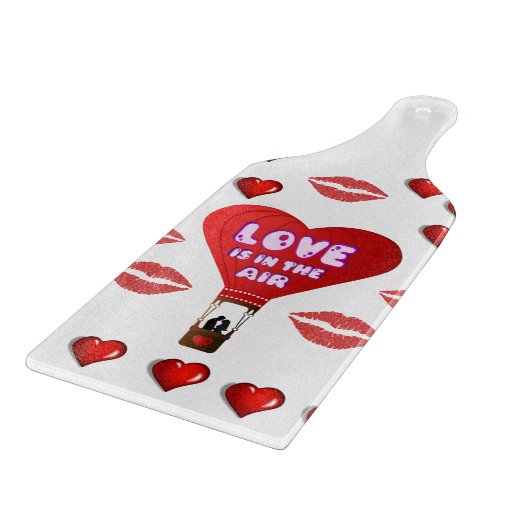 Planche À Découper Table de coupe de verre Saint-Valentin (Coin)