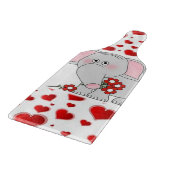 Planche À Découper Table de coupe de verre Saint-Valentin Eléphant (Coin)