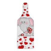 Planche À Découper Table de coupe de verre Saint-Valentin Eléphant (Devant)