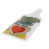 Planche À Découper Table de coupe de verre Saint-Valentin Eléphant (Coin)