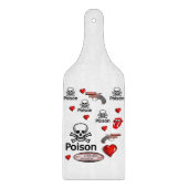 Planche À Découper Table de coupe de verre Saint-Valentin Poison (Devant)